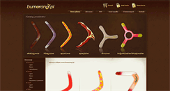 Desktop Screenshot of bumerangi.pl